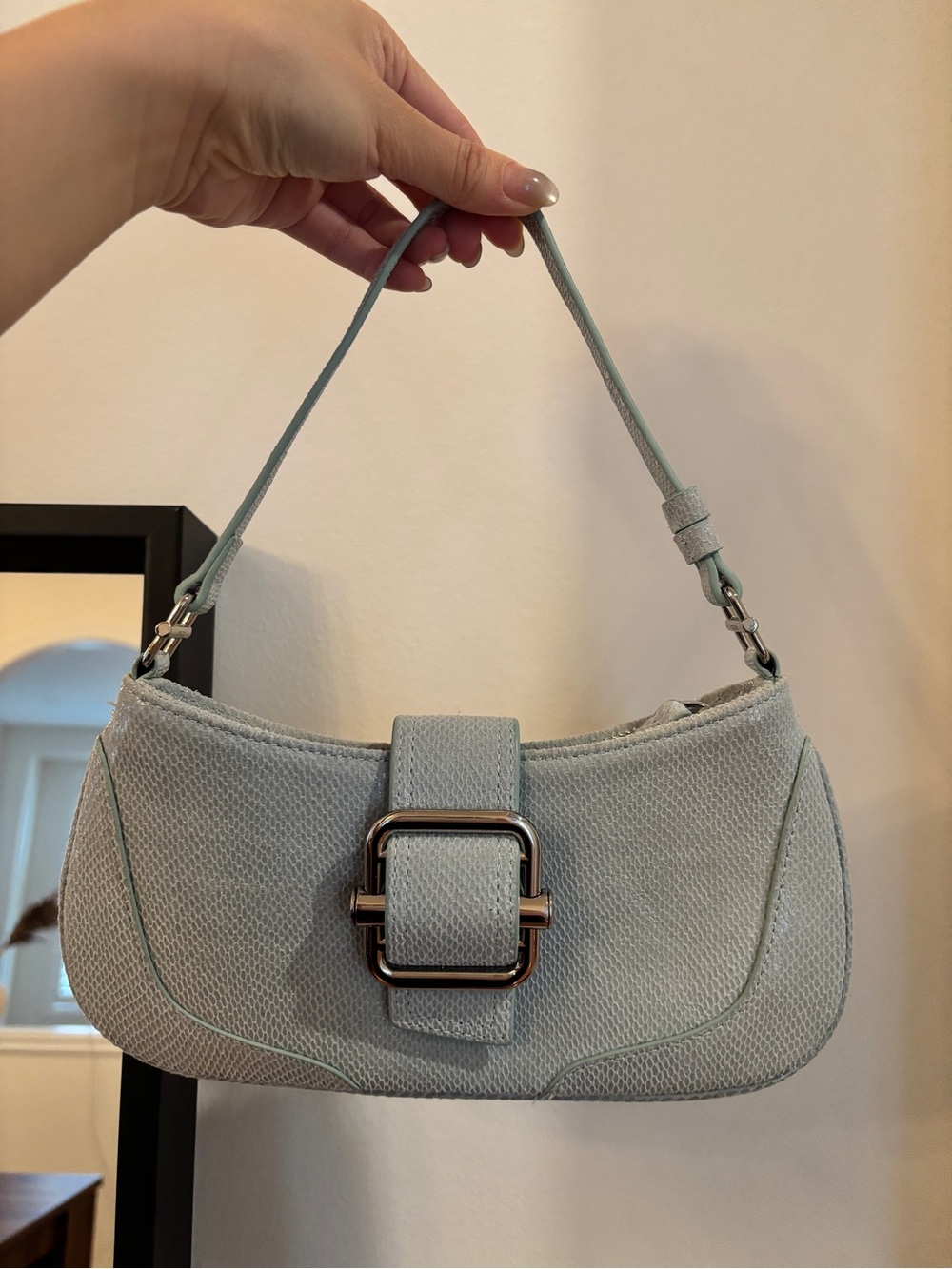Baby Blue Mini Shoulder Bag